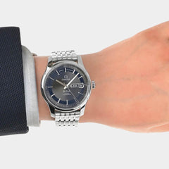 Omega De Ville Hour Vision Co-Axial Chronometer Annual Calendar Automatic / Steel / 41mm / Box&Papers / 431.30.41.22.06.001