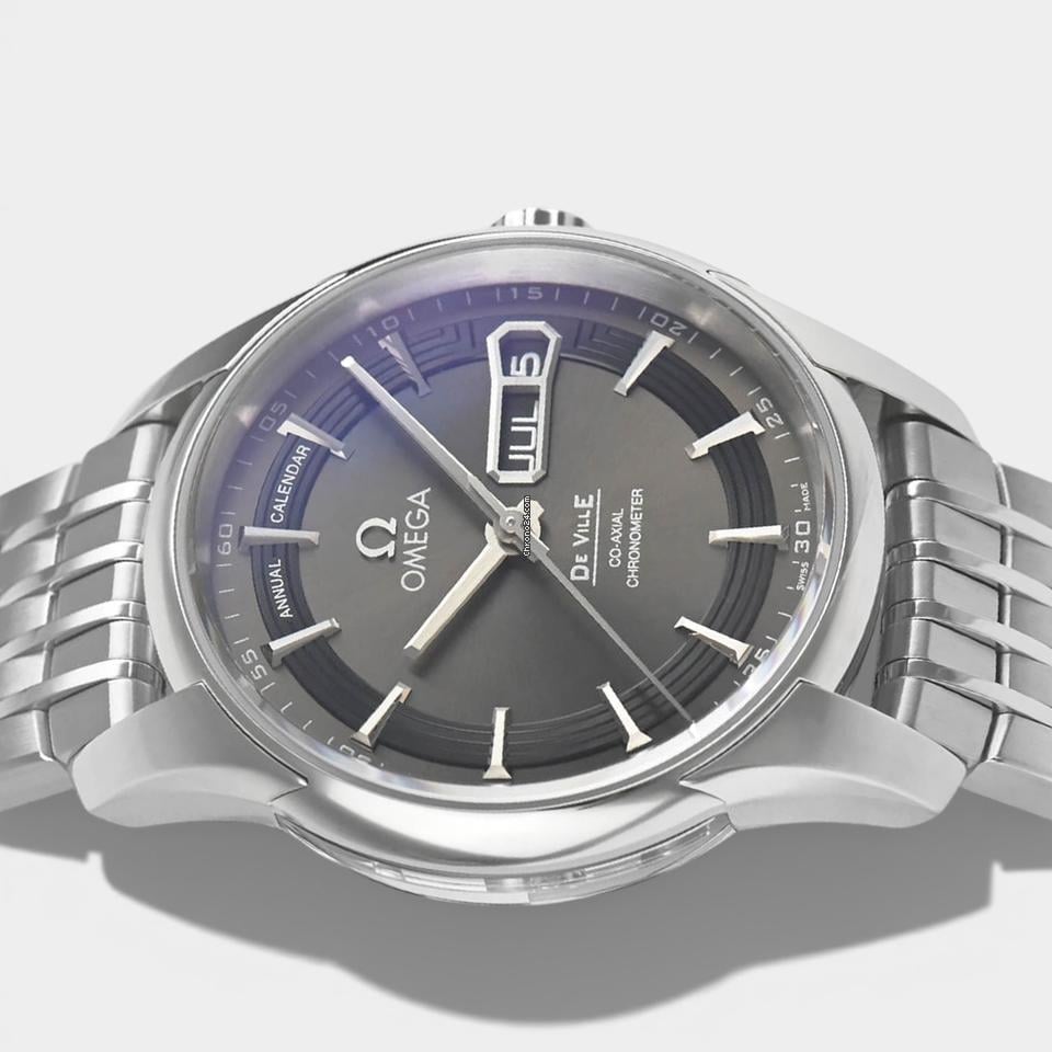 Omega De Ville Hour Vision Co-Axial Chronometer Annual Calendar Automatic / Steel / 41mm / Box&Papers / 431.30.41.22.06.001