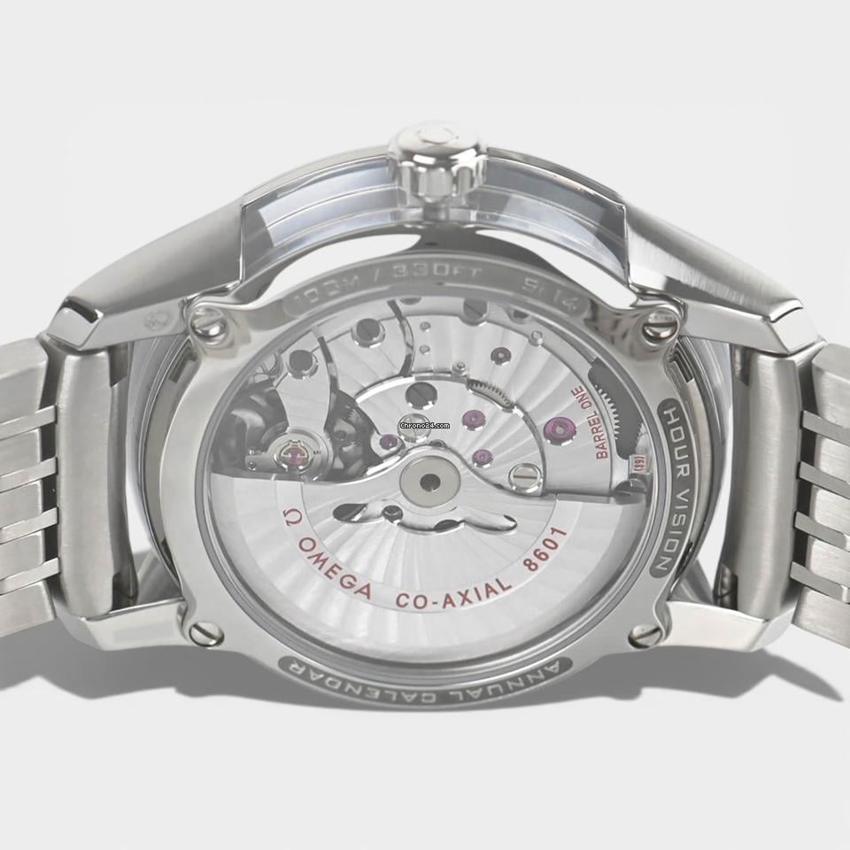Omega De Ville Hour Vision Co-Axial Chronometer Annual Calendar Automatic / Steel / 41mm / Box&Papers / 431.30.41.22.06.001