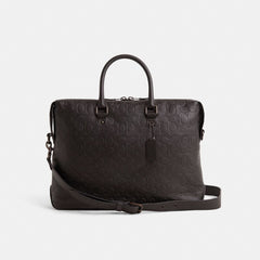 Restored Gotham Brief In Signature Leather