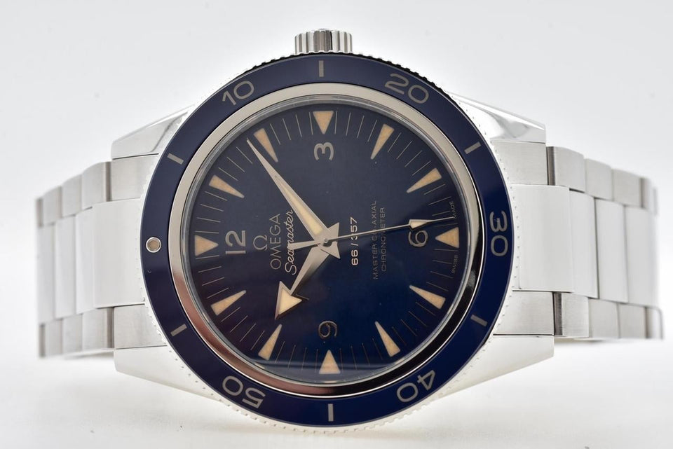 Omega Seamaster 300 Professional Chronometer 23390412103002 950 Pt Platinum Limited Edition
