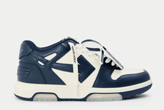 OFF WHITE Men's Out Of Office Classic Trainers, Trademark Branding 'White/Navy'