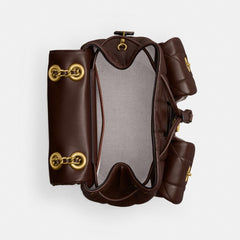 Coach Tabby Backpack With Pillow Quilting Brass Maple