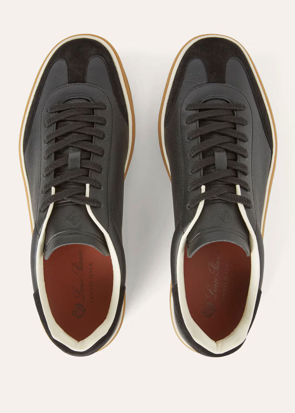 LoroPiana Tennis Walk Sneaker Black