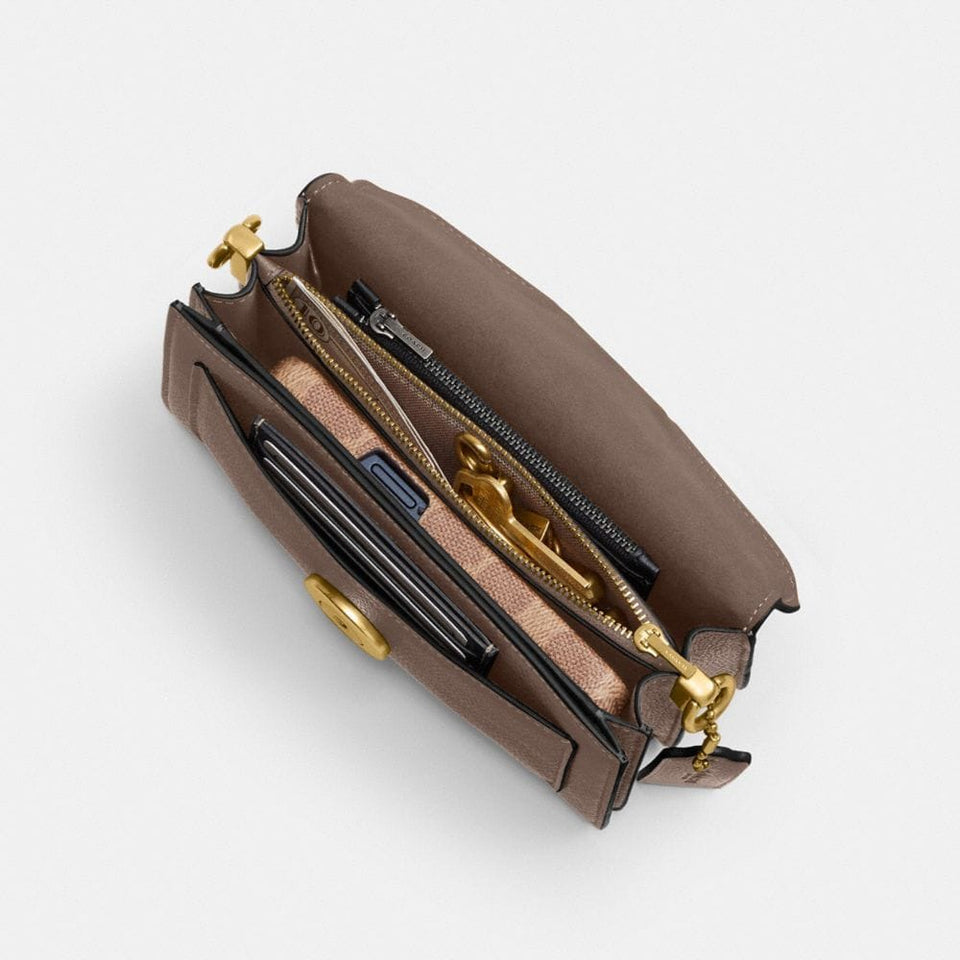 Coach Tabby Shoulder Bag 20 Brass Dark Stone