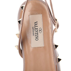 Valentino Garavani Nappa Rockstud Slingback Flats