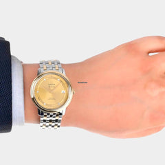Omega De Ville Prestige Co-Axial Chronometer Steel&Yellow gold / 36.8mm Box&Papers 424.20.37.20.58.002