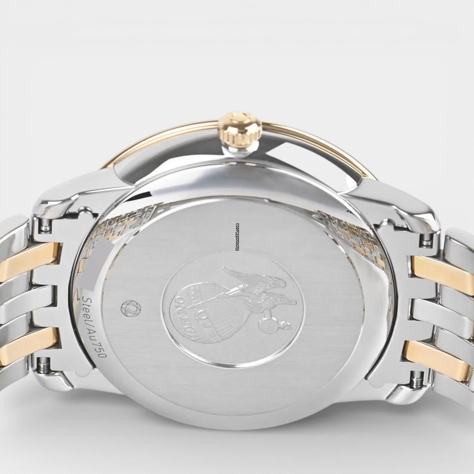 Omega De Ville Prestige Co-Axial Chronometer Steel&Yellow gold / 36.8mm Box&Papers 424.20.37.20.58.002