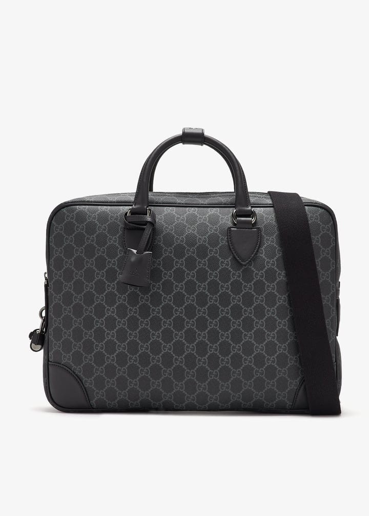 Gucci GG Emblem medium briefcase