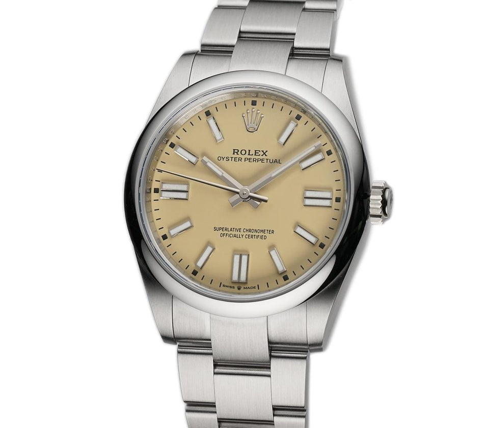 Rolex | Oyster Perpetual | 134300 | Steel | 41 x 47 mm | Steel | Champagne | Automatic