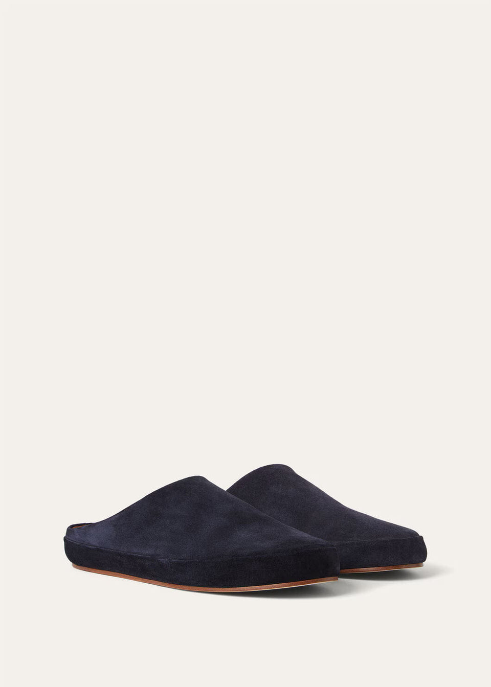 LoroPiana Tomori Walk Mule Dark Blue Abyss