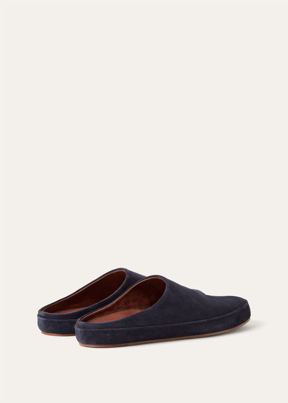 LoroPiana Tomori Walk Mule Dark Blue Abyss