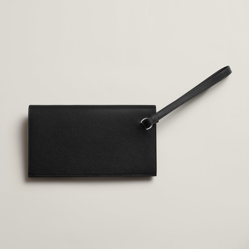 Hermes Kelly Pocket Long Electrum Wallet Toupe