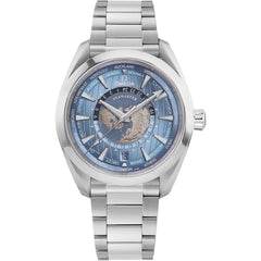 Omega Seamaster Aqua Terra Worldtimer150 M GMT Worldtimer Co-Axial 43mm 220.10.43.22.03.002 SUMMER BLUE