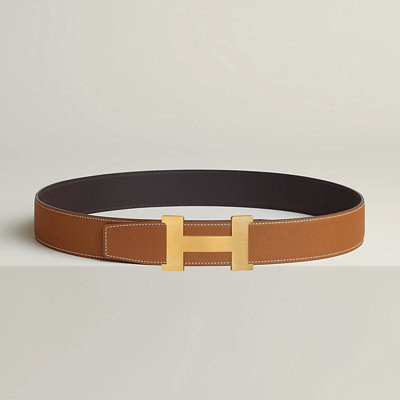 Constance belt buckle & Reversible leather strap 38 mm
