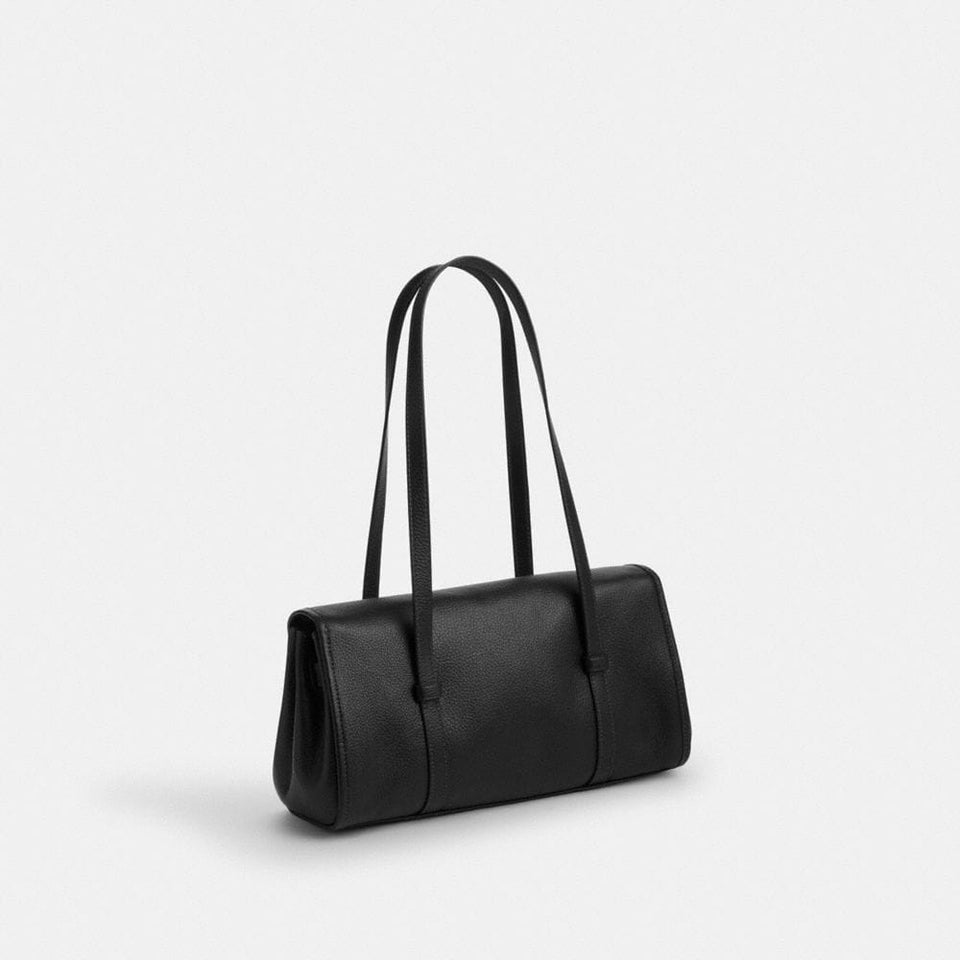 Coach Bridget Flap Shoulder Bag Gold Black