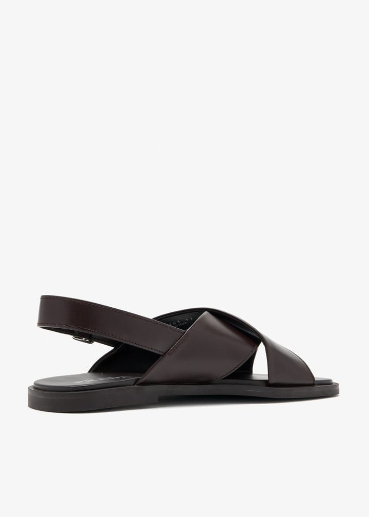 Prada Crisscross leather sandals