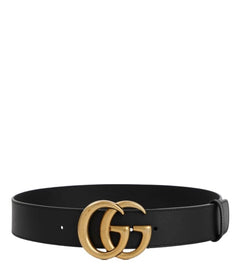 Black Logo Buckle Belt