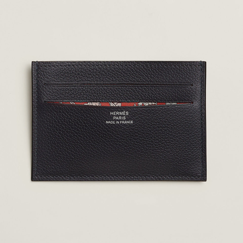 Hermes Citizen Twill Card Holder Gold