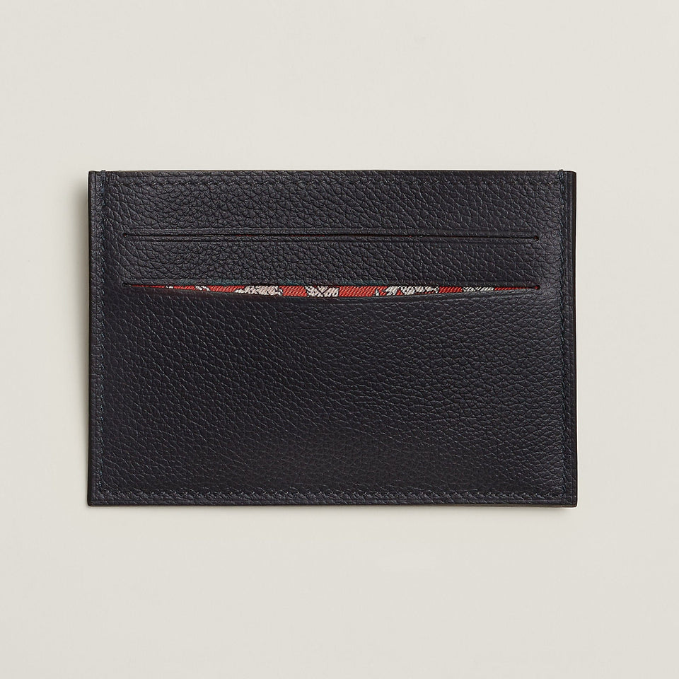 Hermes Citizen Twill Card Holder Gold