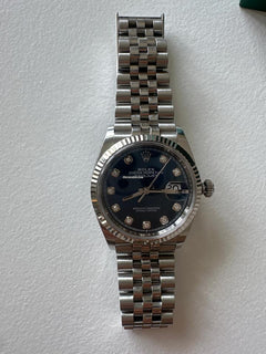 Rolex | Datejust | 4D4844CB | Steel | 36 mm | Steel | Blue | Automatic