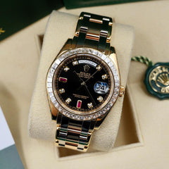 Rolex | Day-Date | 18948BR | Yellow gold | 39 mm | Yellow gold | Mother of pearl | Automatic