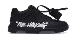 OFF-WHITE black and white Out Of Office OOO "For Walking" Low Tops