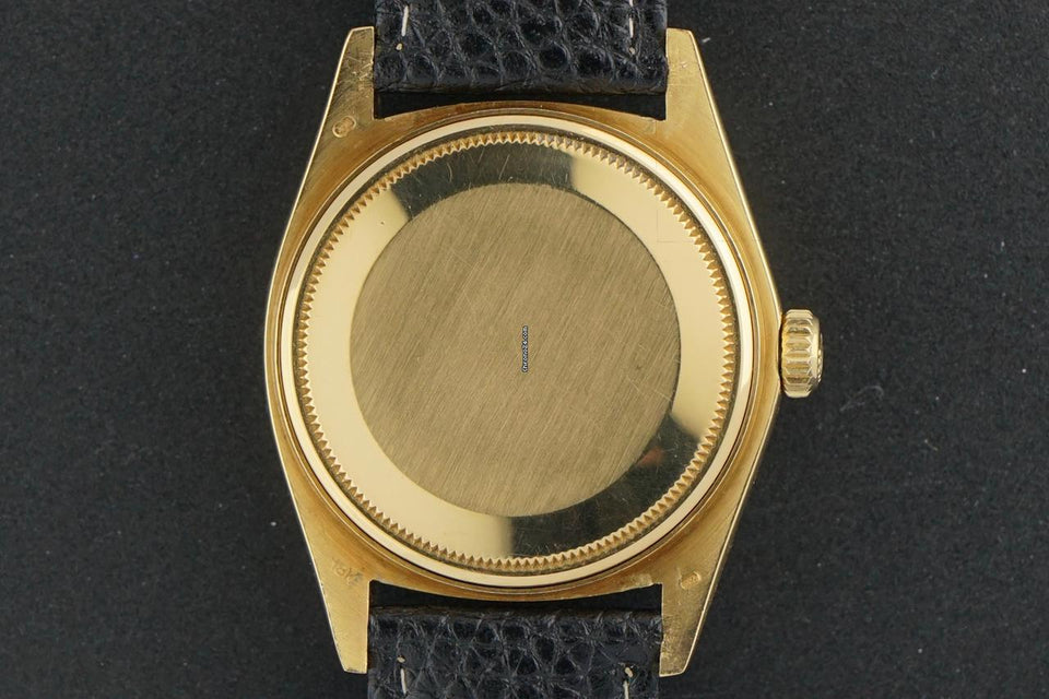 Rolex | Datejust | 16018 | Yellow gold | 36 mm | Leather | Black | Automatic