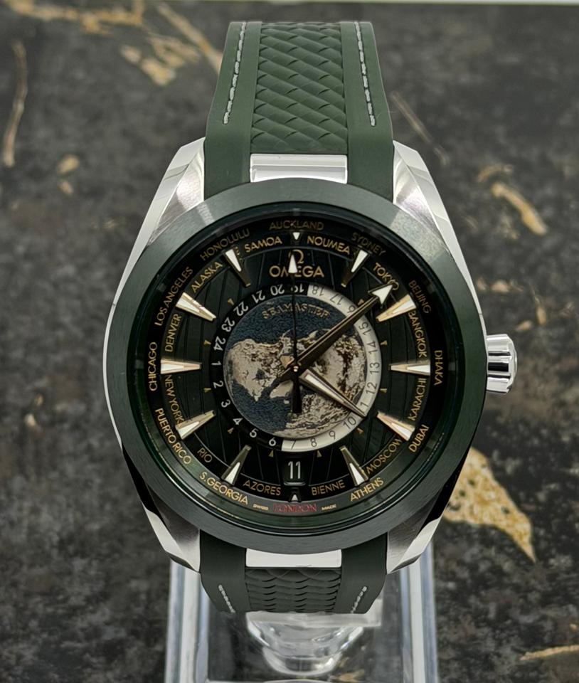 Omega New 2026 - Seamaster Aqua Terra 150 M 43 mm - Worldtimer - Green