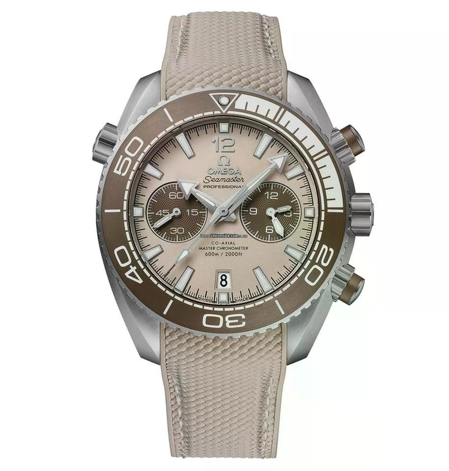 Omega Seamaster Planet Ocean Chronograph New 2026 - Seamaster Planet Ocean 600 M - Chronograph - 45,5 mm - Beige Dial