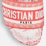 Dior Dway Slide in embroidered cotton