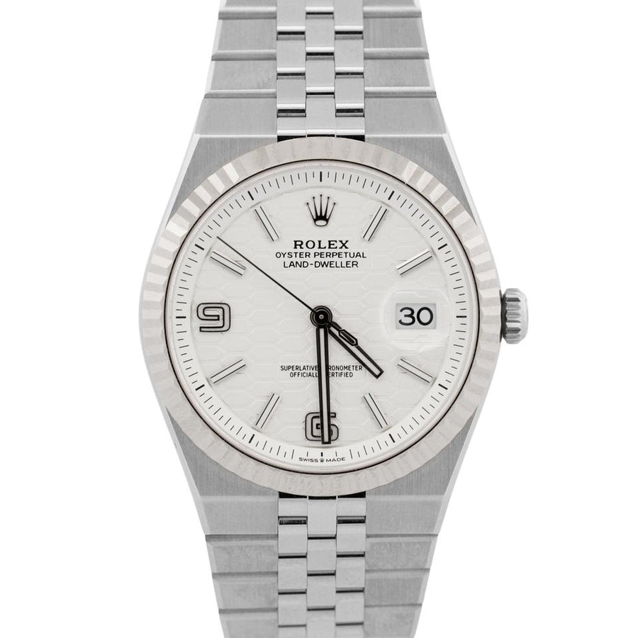 Rolex | Land-Dweller | 127334 | Gold/Steel | 40 mm | Steel | White | Automatic