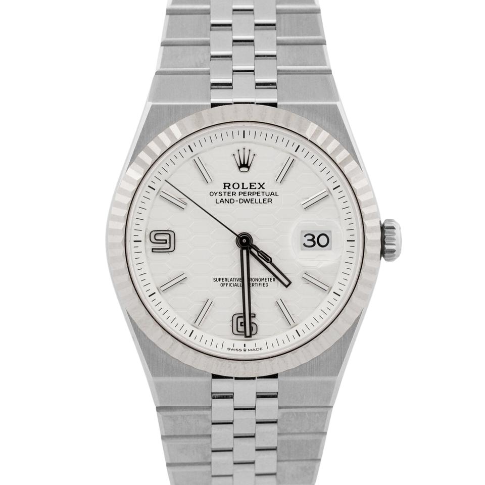 Rolex | Land-Dweller | 127334 | Gold/Steel | 40 mm | Steel | White | Automatic