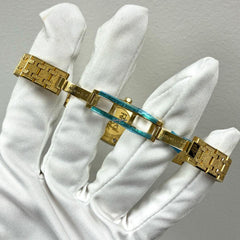 Audemars Piguet Royal Oak Mini Frosted Gold Quartz 18k Yellow Gold Frosted 23mm Ladies Watch