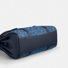Bridget Flap Shoulder Bag In Signature Denim