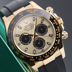 Rolex | Daytona | 116518LN | Yellow gold | 40 mm | Rubber | Gold | Automatic