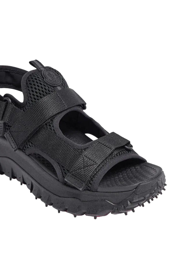 Moncler Trailgrip Vela Sandals Black
