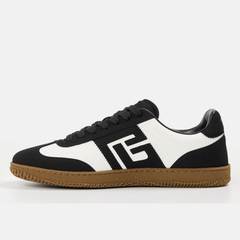 BALMAIN Men's Low Trainers 'Black/White'