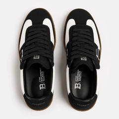 BALMAIN Men's Low Trainers 'Black/White'