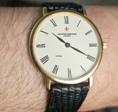 Vacheron Constantin YELLOW GOLD Yellow Set completo revisione 2 anni fa 2 cinturini ottimo stato