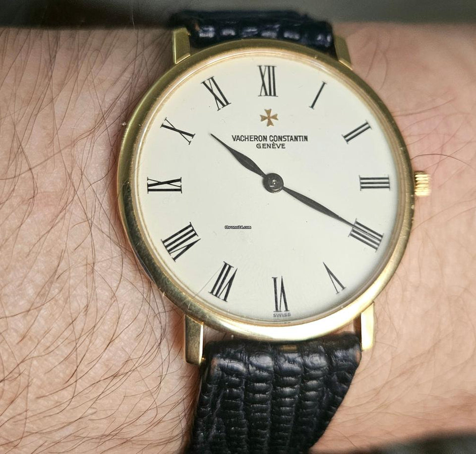 Vacheron Constantin YELLOW GOLD Yellow Set completo revisione 2 anni fa 2 cinturini ottimo stato