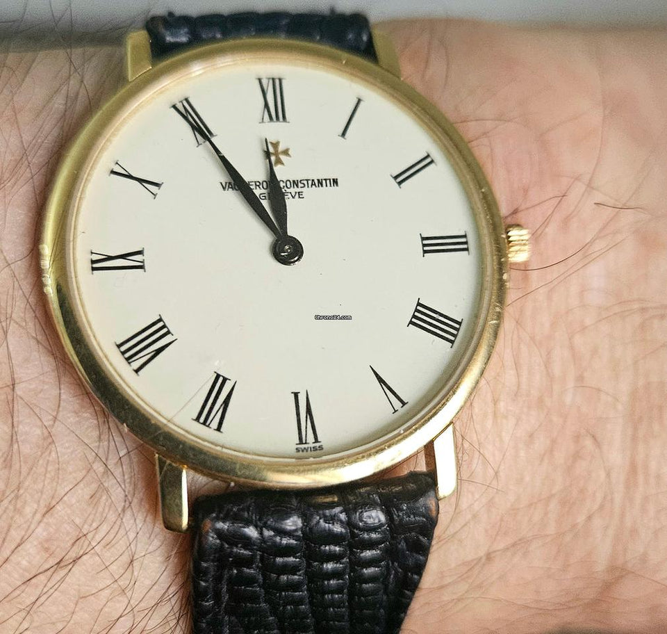 Vacheron Constantin YELLOW GOLD Yellow Set completo revisione 2 anni fa 2 cinturini ottimo stato
