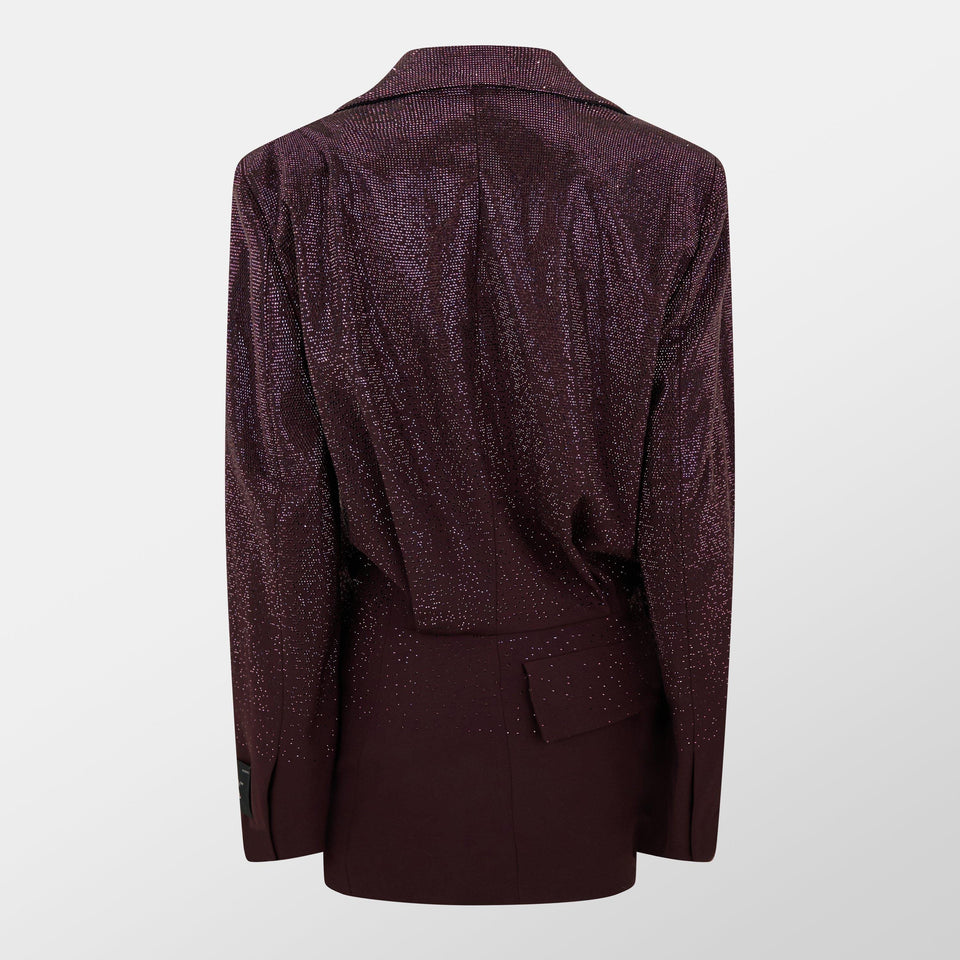 Short Wool Long Sleeve Blazer Dress