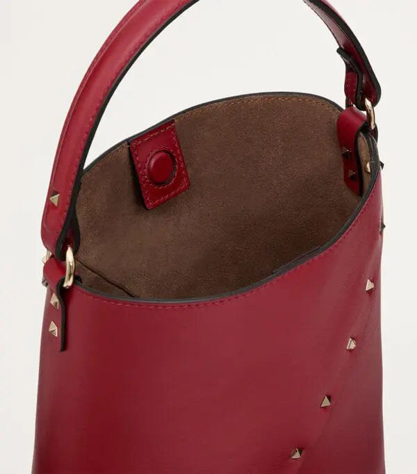 Rockstud Wispy calfskin bucket bag