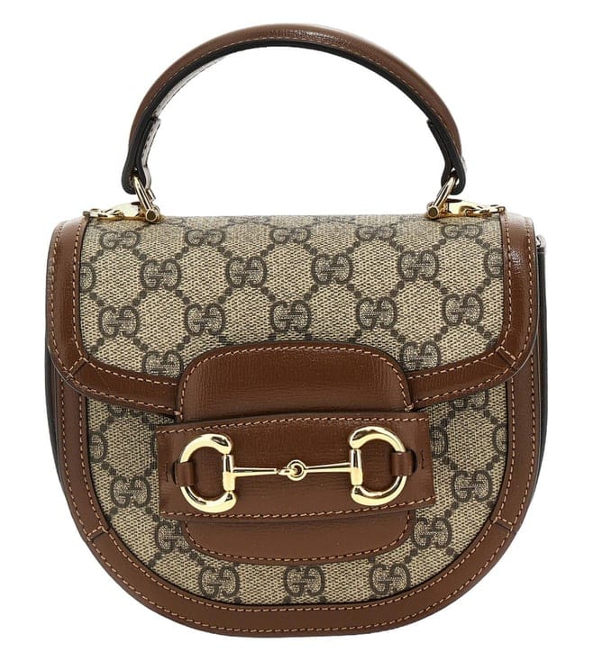 Brown Horsebit 1955 Satchel