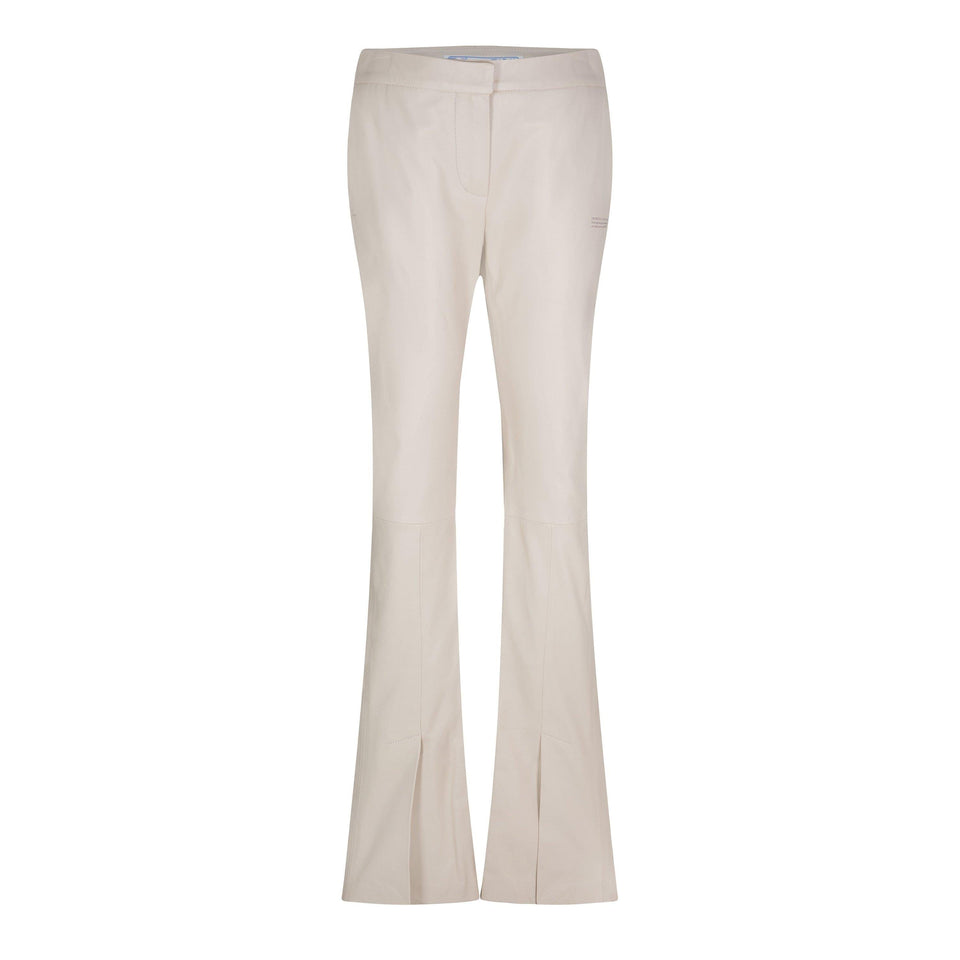 Leather Flared Pants