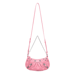 Balenciaga Mini Le Cagole Chain Bag Sweet Pink