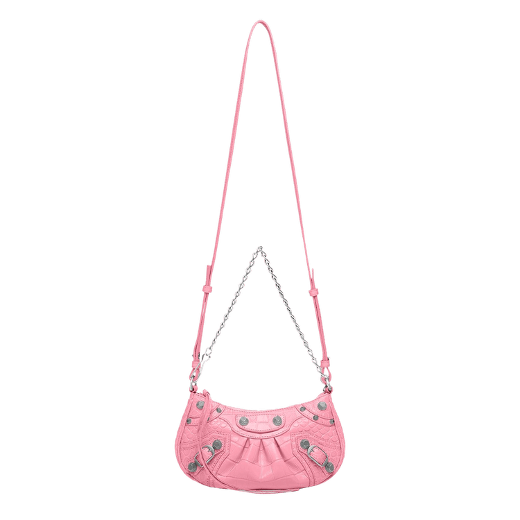 Balenciaga Mini Le Cagole Chain Bag Sweet Pink