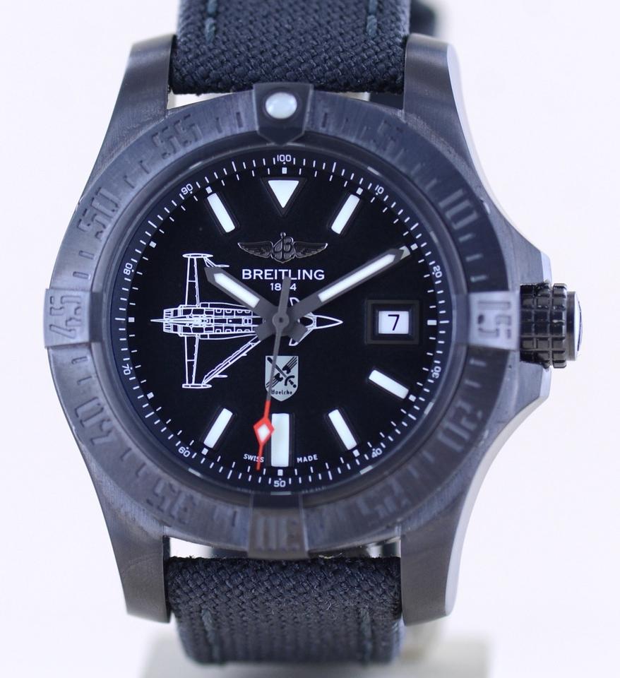 Breitling Avenger II Seawolf Military Limited 75 piece Boelcke B+P NOS