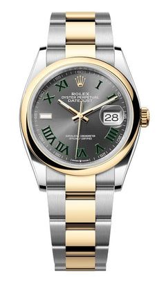 Rolex | Datejust | 126203 | Steel | 36 mm | Yellow gold | Grey | Automatic